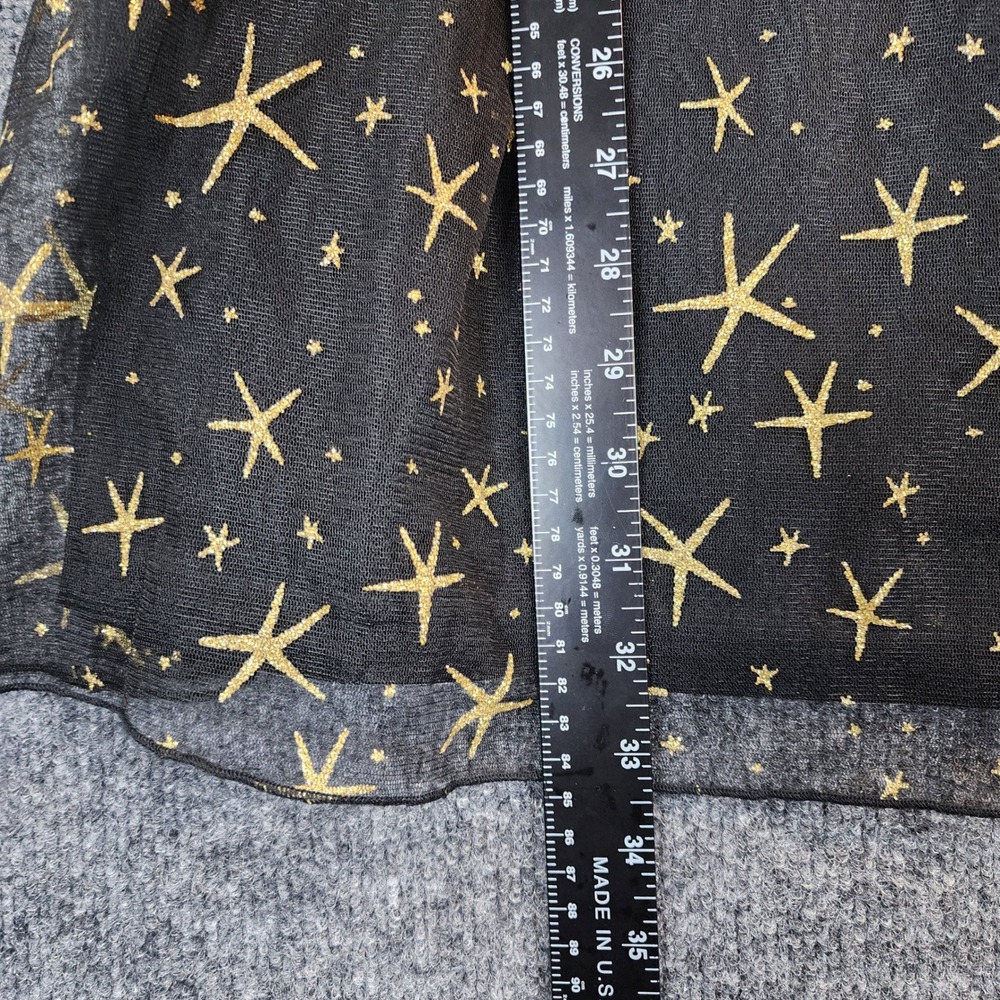 Celestial Fairycore Coquette Princess Whimsigoth Star Mesh Party Dress XL 12 - Picture 6 of 11